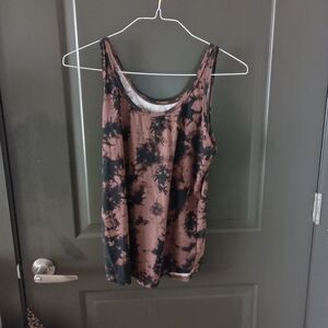 Stylish Brown and Black Women's Tank Top